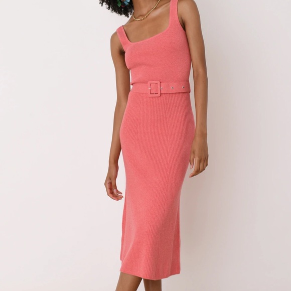 JoosTricot Rosanna Ribbed Midi Tank Dress *NWT* - Picture 4 of 16